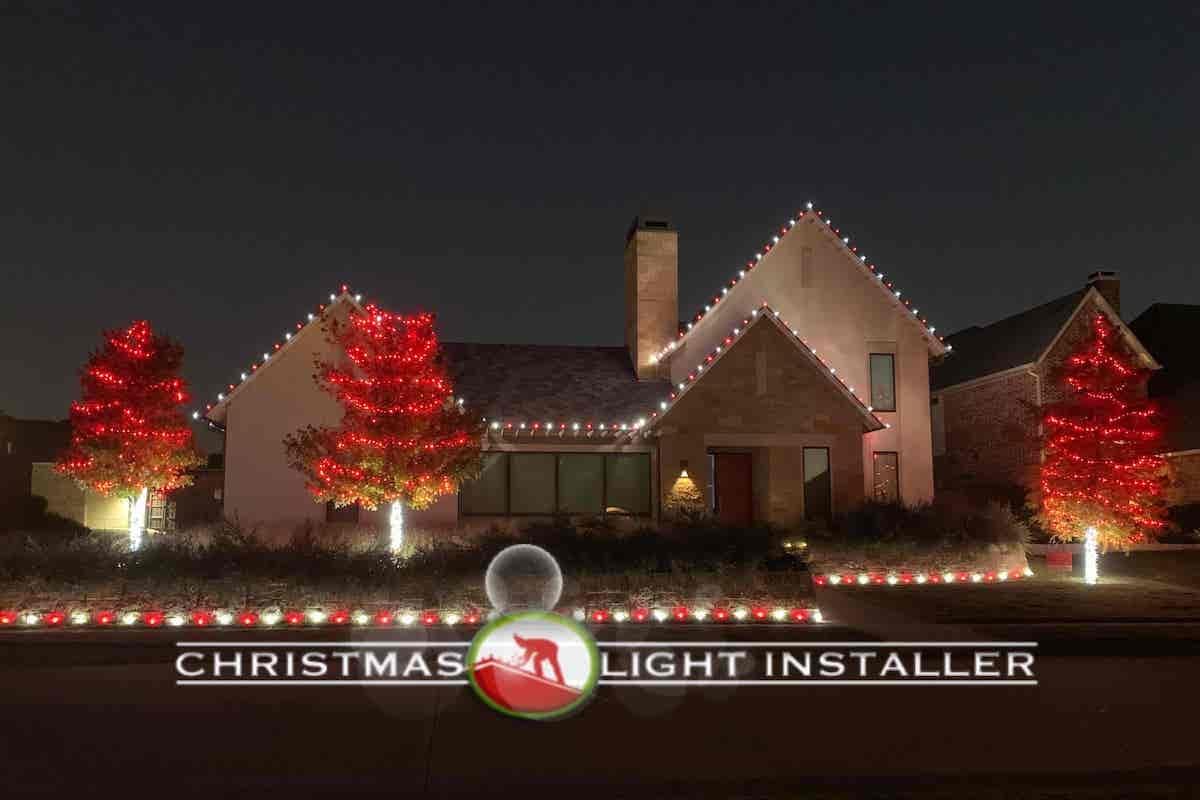 Plano Christmas Light Installation
