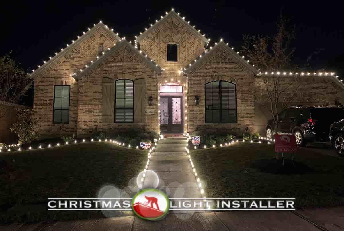 Little Elm Christmas Light Installation